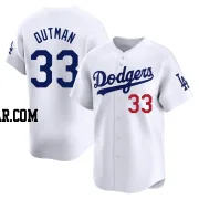 James Outman Men's Los Angeles Dodgers White Limited Home Jersey