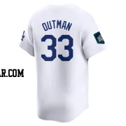 James Outman Youth Los Angeles Dodgers White Limited 2024 World Tour Seoul Series Home Jersey