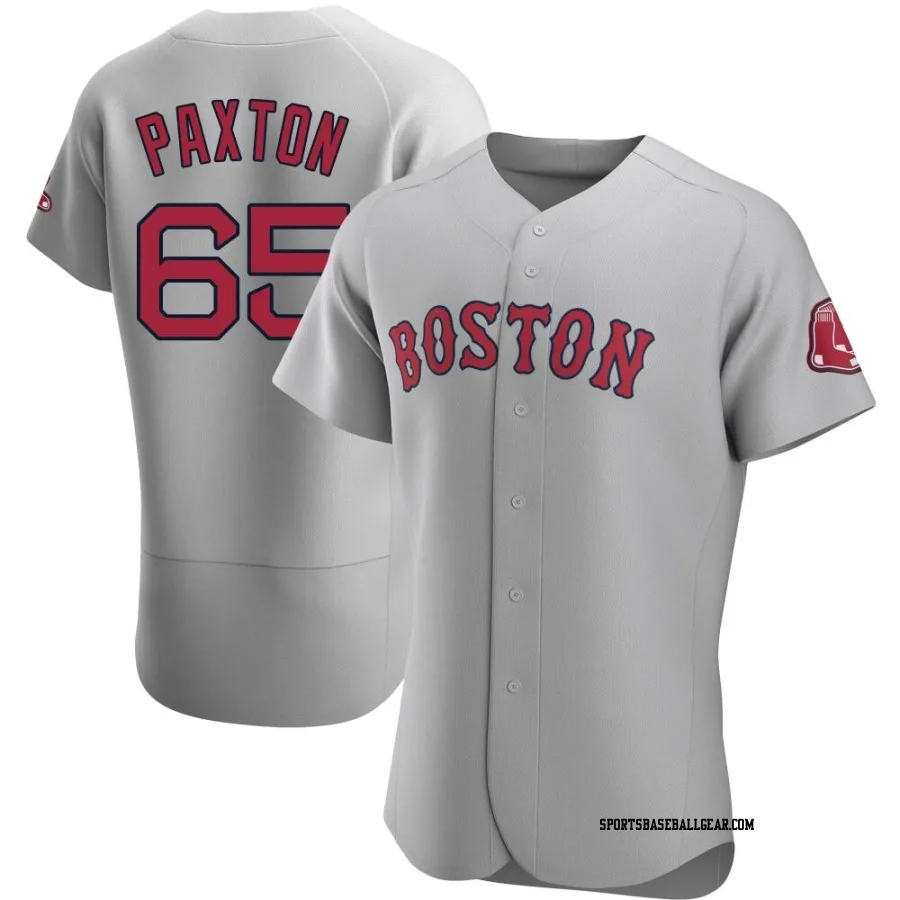 James Paxton Men's Boston Red Sox Gray Authentic Road Jersey