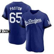 James Paxton Men's Los Angeles Dodgers Royal Authentic 2021 City Connect Jersey