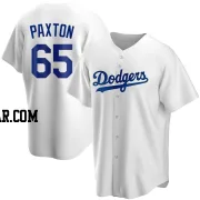 James Paxton Men's Los Angeles Dodgers White Replica Home Jersey