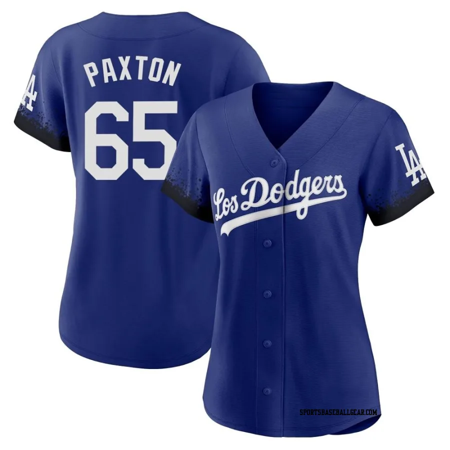 James Paxton Women's Los Angeles Dodgers Royal Replica 2021 City Connect Jersey