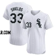 James Shields Men's Chicago White Sox White Elite Home Jersey