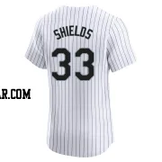 James Shields Men's Chicago White Sox White Elite Home Jersey