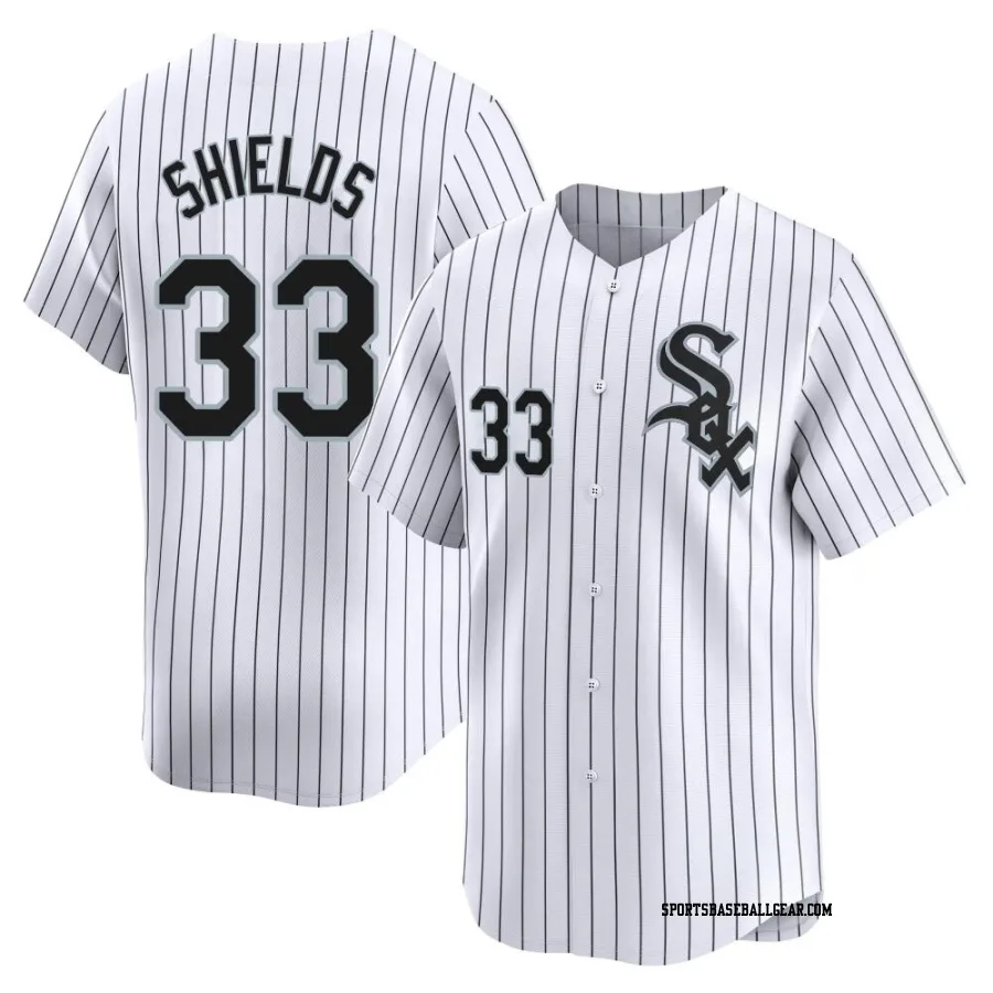 James Shields Men's Chicago White Sox White Limited Home Jersey