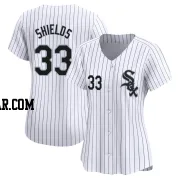 James Shields Women's Chicago White Sox White Limited Home Jersey