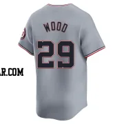 James Wood Youth Washington Nationals Gray Limited Road Jersey