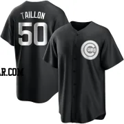 Jameson Taillon Men's Chicago Cubs Black/White Replica Jersey