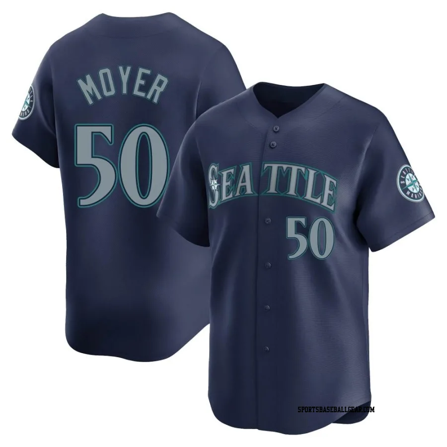 Jamie Moyer Youth Seattle Mariners Navy Limited Road Jersey