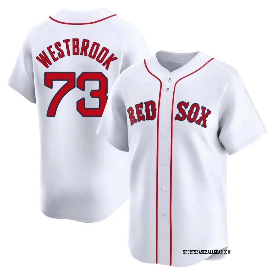 Jamie Westbrook Men's Boston Red Sox White Limited Home Jersey