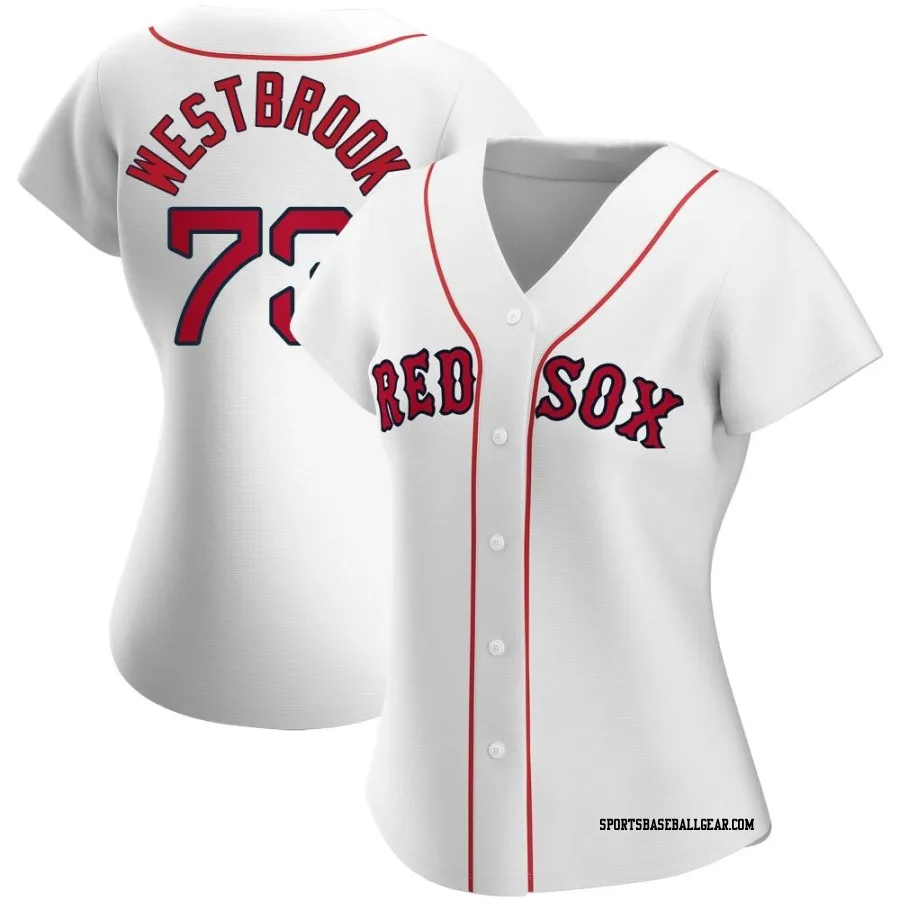 Jamie Westbrook Women's Boston Red Sox White Replica Home Jersey