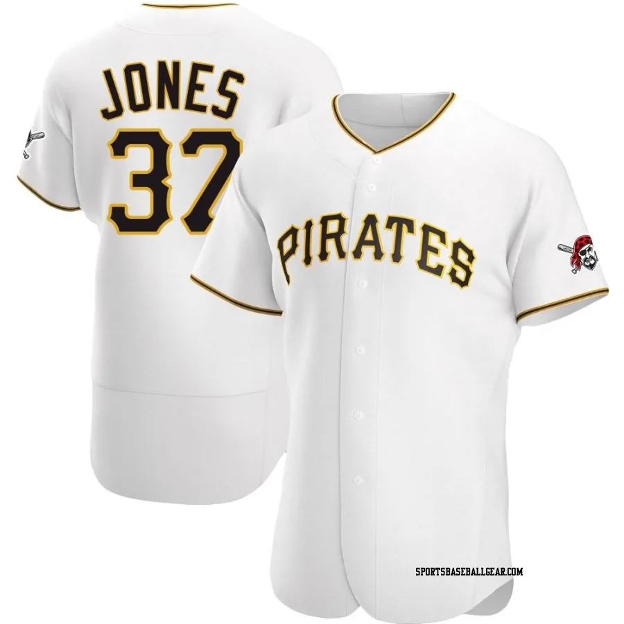 Jared Jones Men's Pittsburgh Pirates White Authentic Home Jersey