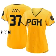 Jared Jones Women's Pittsburgh Pirates Gold Replica 2023 City Connect Jersey