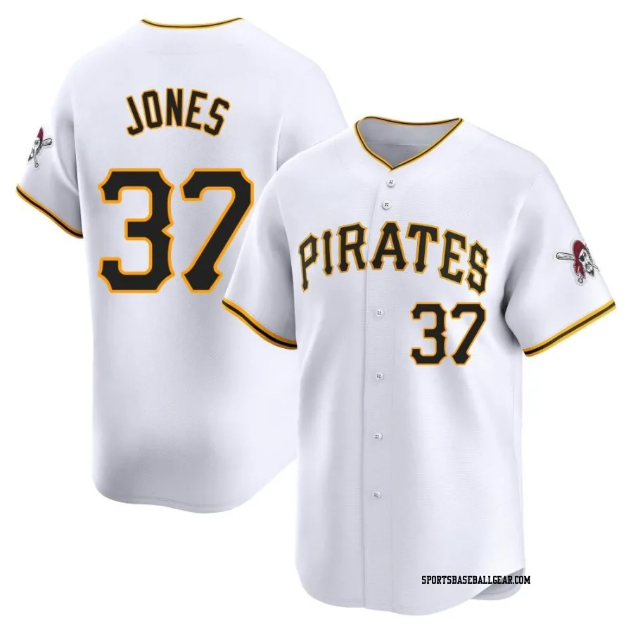 Jared Jones Youth Pittsburgh Pirates White Limited Home Jersey