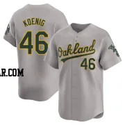 Jared Koenig Youth Oakland Athletics Gray Limited Away Jersey