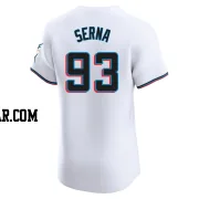 Jared Serna Men's Miami Marlins White Elite Home Jersey