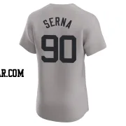 Jared Serna Men's New York Yankees Gray Elite Road Jersey