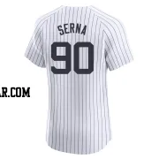 Jared Serna Men's New York Yankees White Elite Home Jersey