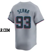 Jared Serna Youth Miami Marlins Gray Limited Road Jersey