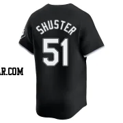 Jared Shuster Men's Chicago White Sox Black Limited Alternate Jersey