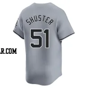 Jared Shuster Men's Chicago White Sox Gray Limited Road Jersey