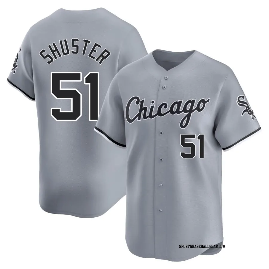 Jared Shuster Youth Chicago White Sox Gray Limited Road Jersey