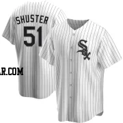 Jared Shuster Youth Chicago White Sox White Replica Home Jersey