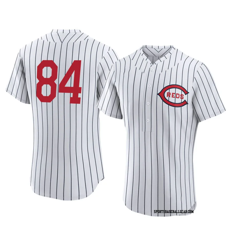 Jared Solomon Men's Cincinnati Reds White Authentic 2022 Field Of Dreams Jersey