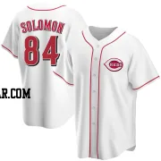 Jared Solomon Youth Cincinnati Reds White Replica Home Jersey