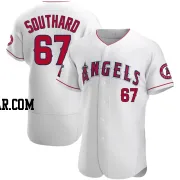 Jared Southard Men's Los Angeles Angels White Authentic Jersey