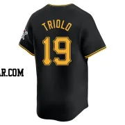 Jared Triolo Youth Pittsburgh Pirates Black Limited Alternate Jersey