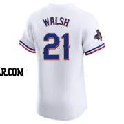 Jared Walsh Men's Texas Rangers Gold Elite White 2024 Collection Jersey