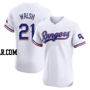 Jared Walsh Men's Texas Rangers White Elite Home Jersey