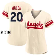 Jared Walsh Women's Los Angeles Angels Cream Authentic 2022 City Connect Jersey