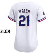 Jared Walsh Women's Texas Rangers Gold Limited White 2024 Collection Jersey