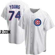 Jared Young Men's Chicago Cubs White Replica Home Jersey