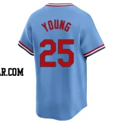 Jared Young Men's St. Louis Cardinals Light Blue Limited Cooperstown Collection Jersey