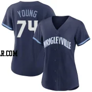 Jared Young Women's Chicago Cubs Navy Replica 2021 City Connect Jersey