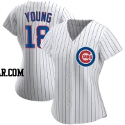 Jared Young Women's Chicago Cubs White Authentic Home Jersey