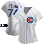 Jared Young Women's Chicago Cubs White Authentic Home Jersey