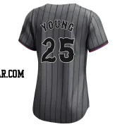 Jared Young Women's New York Mets Limited Graphite 2024 City Connect Jersey