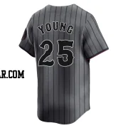 Jared Young Youth New York Mets Limited Graphite 2024 City Connect Jersey