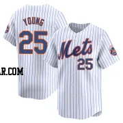 Jared Young Youth New York Mets White Limited Home Jersey