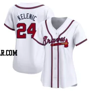 Jarred Kelenic Women's Atlanta Braves White Limited Home Jersey