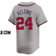 Jarred Kelenic Youth Atlanta Braves Gray Limited Away Jersey