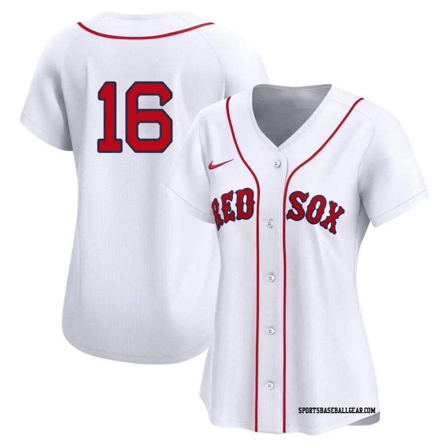 Jarren Duran Women's Boston Red Sox White Limited 2nd Home Jersey