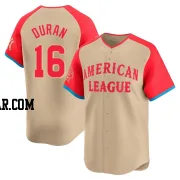 Jarren Duran Youth Boston Red Sox Cream Limited American League 2024 All-Star Game Jersey