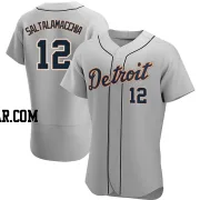 Jarrod Saltalamacchia Men's Detroit Tigers Gray Authentic Road Jersey