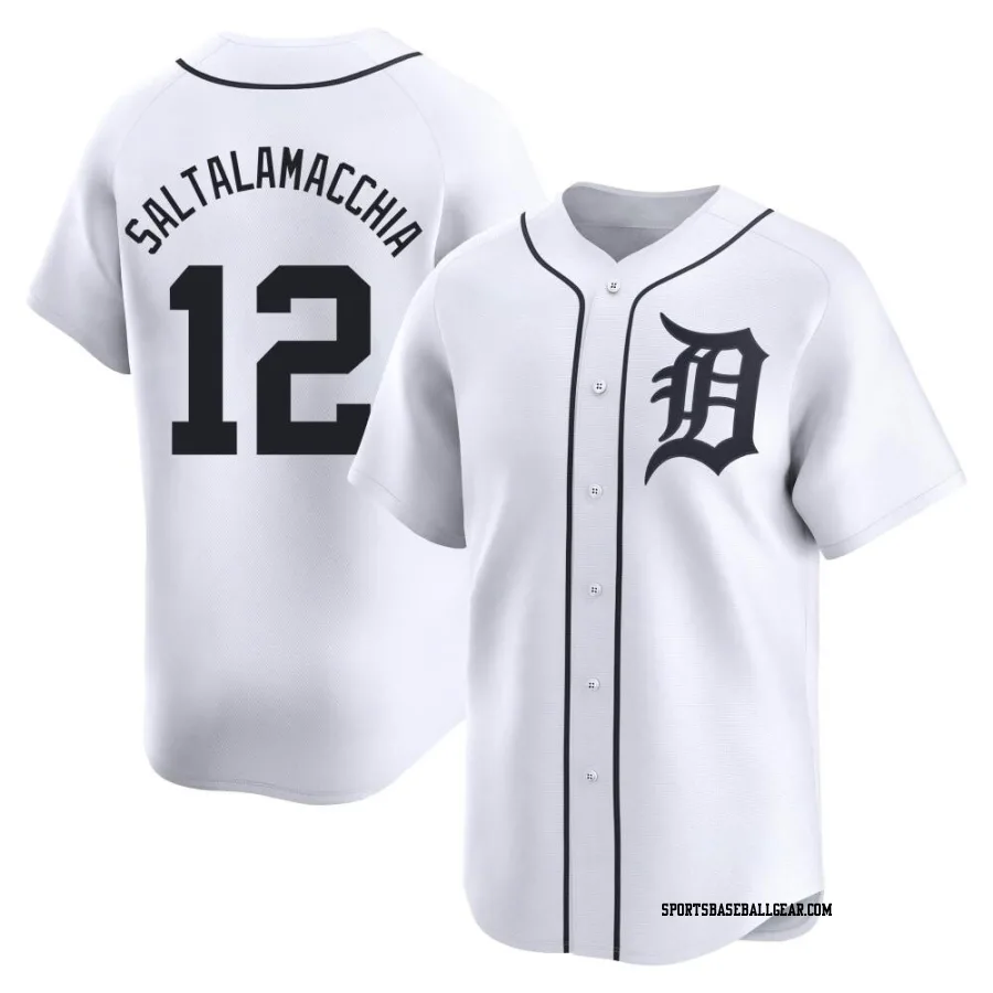 Jarrod Saltalamacchia Men's Detroit Tigers White Limited Home Jersey