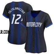 Jarrod Saltalamacchia Women's Detroit Tigers Blue Limited 2024 City Connect Jersey